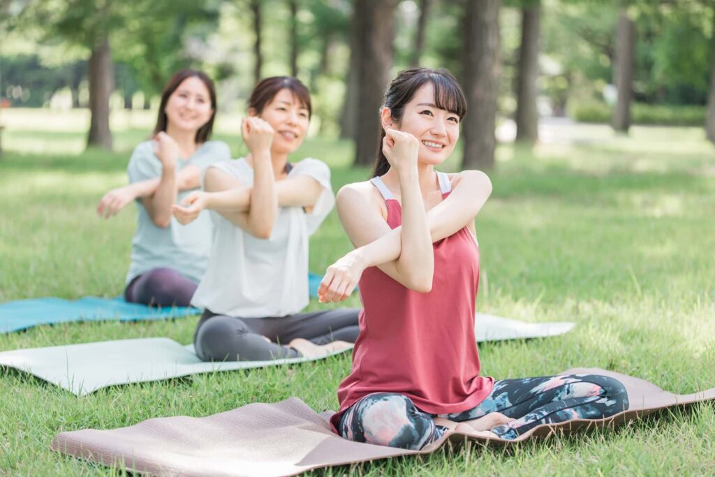 初心者が瞑想を続ける4つのコツをイメージできる画像