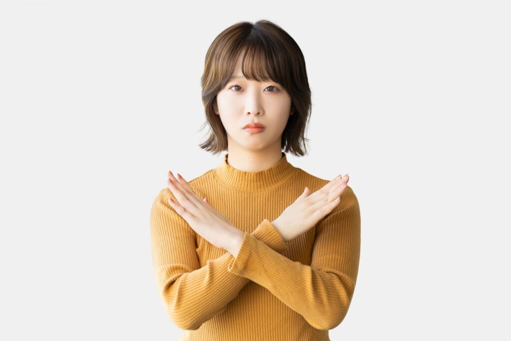 ヴィパッサナー瞑想を寝ながらする際の注意点をイメージできる画像