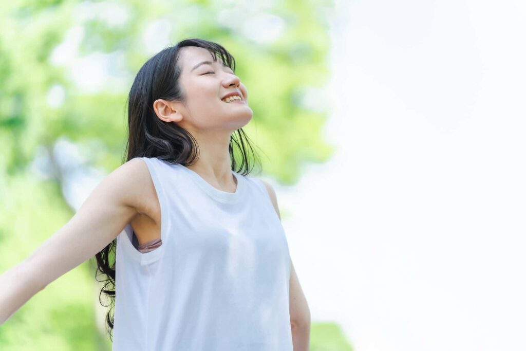 瞑想で疲れないためのコツ3選をイメージできる画像