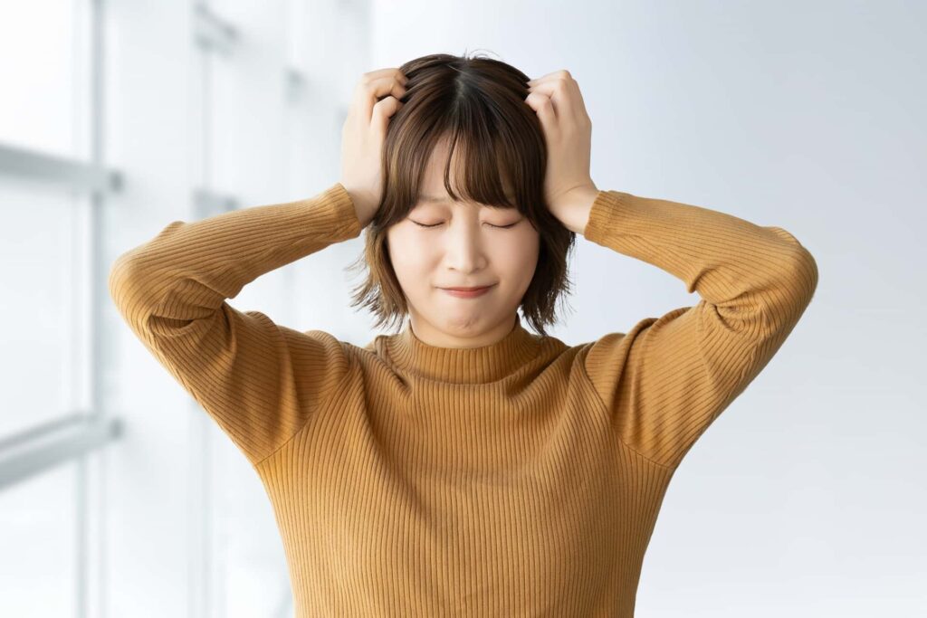 瞑想中に雑念が止まらないときの消し方・対処法4選をイメージできる画像